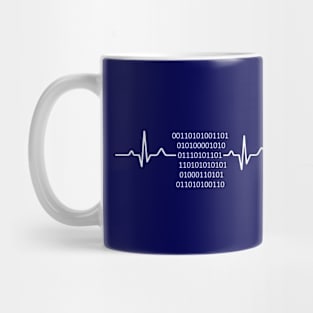 Programming Heartbeat Gift for Data Programmer Mug